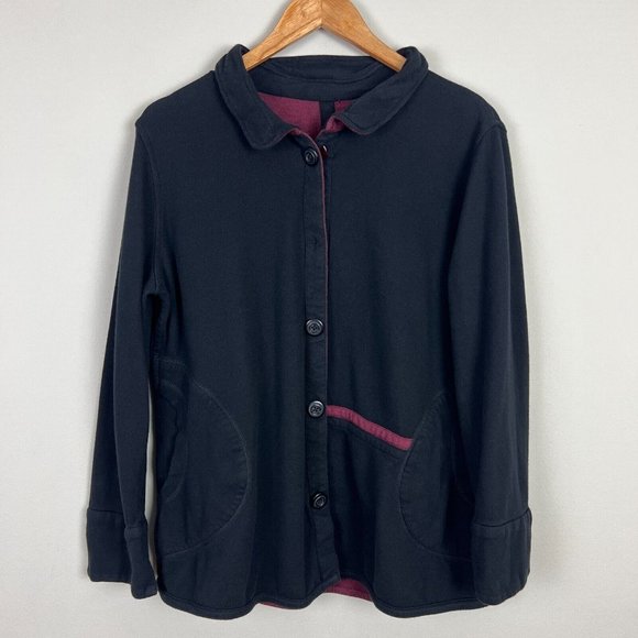 Parsley & Sage Sweater Womens Large Reversible Button Up Cardigan Casual Knit L - Picture 6 of 15